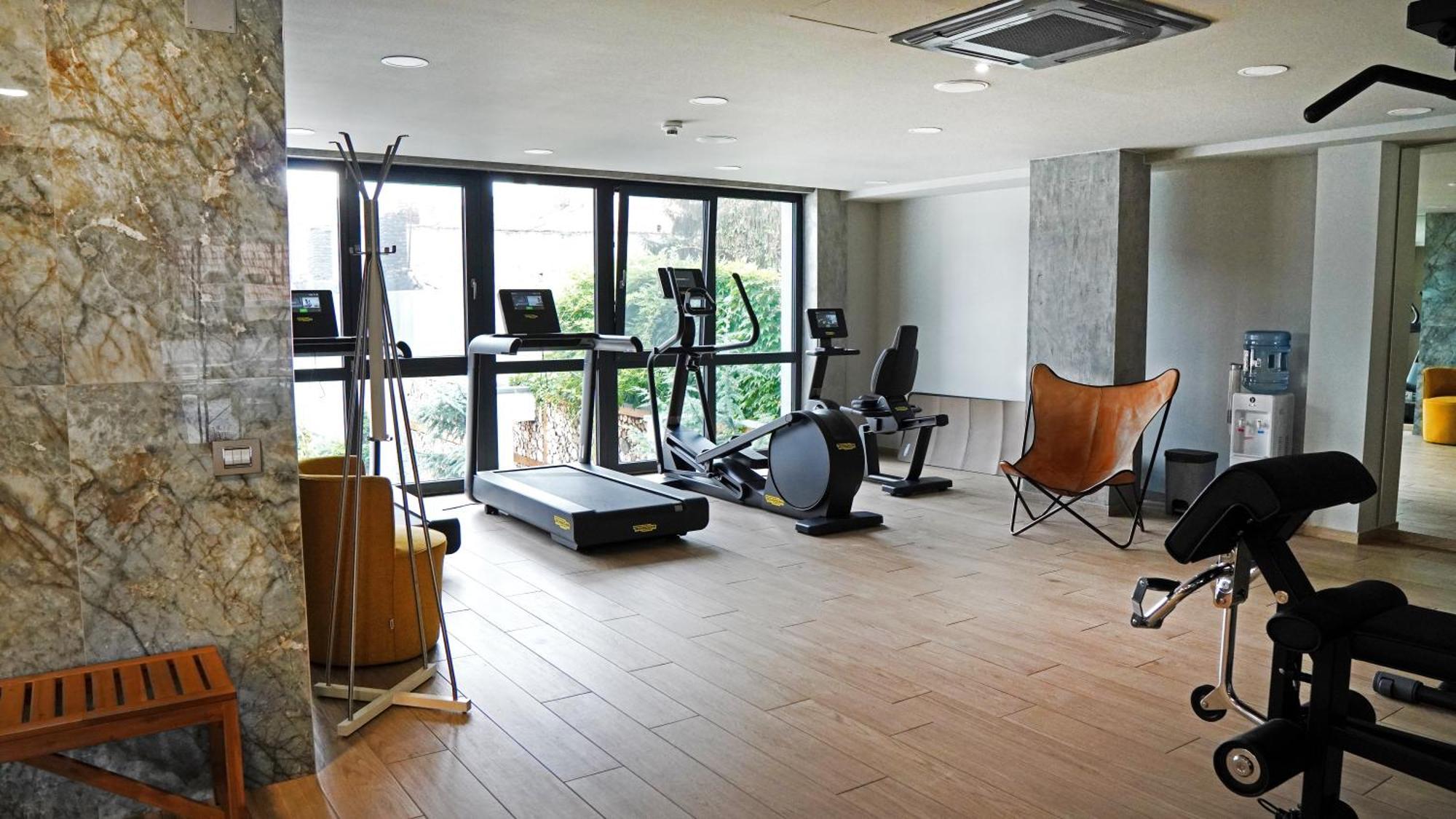 Aniroc Signature Hotel Arad Kültér fotó A gym in a hotel